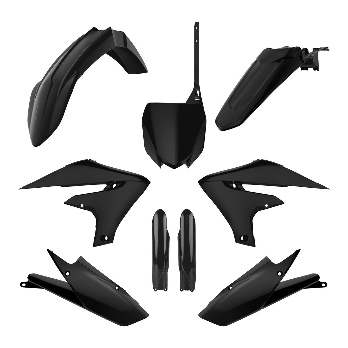 Polisport Full Kit YZ250F ('19-'23) YZ450F ('18-'22) - Black