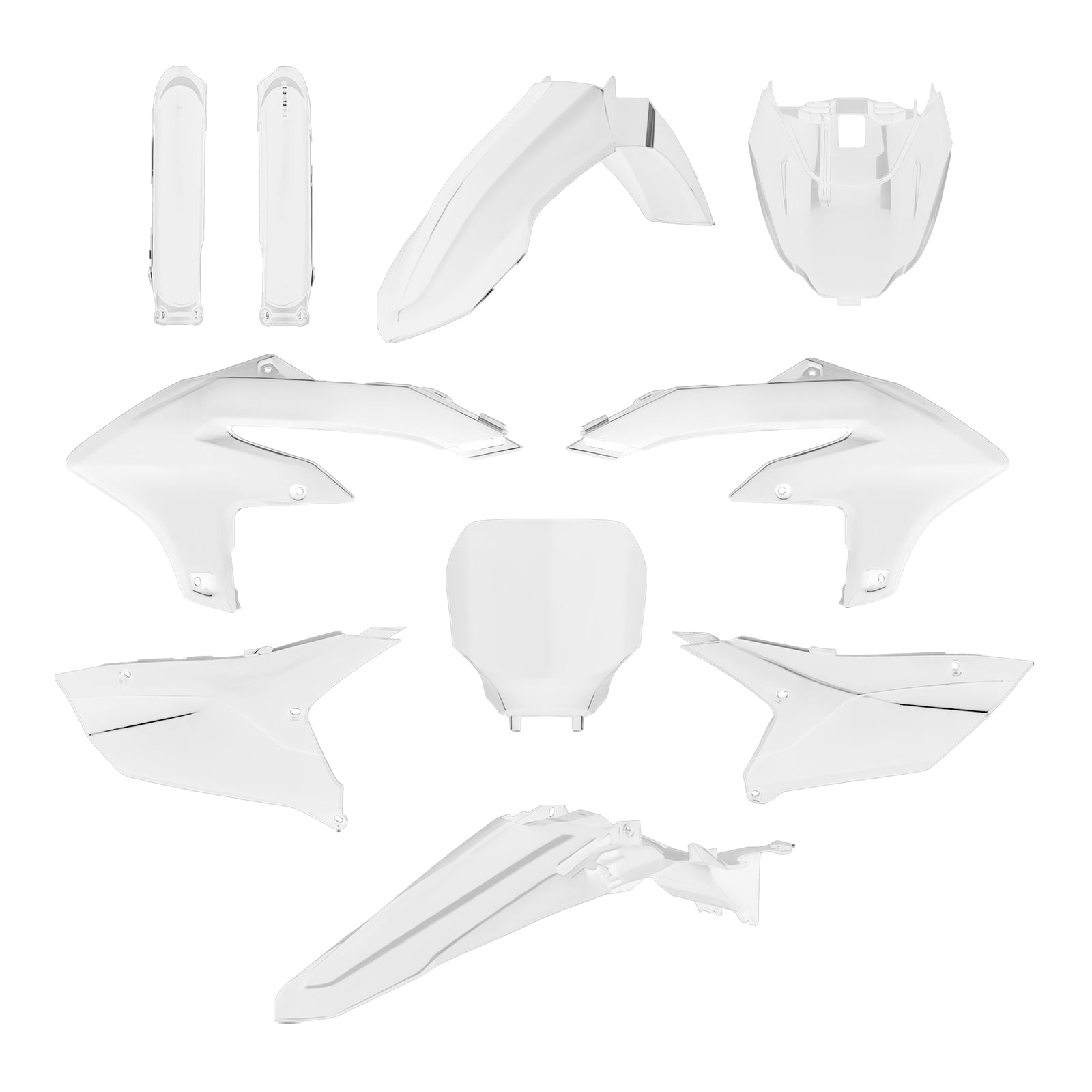 Polisport Full Kit Yamaha YZ250F '24- / YZ450F '23- - White