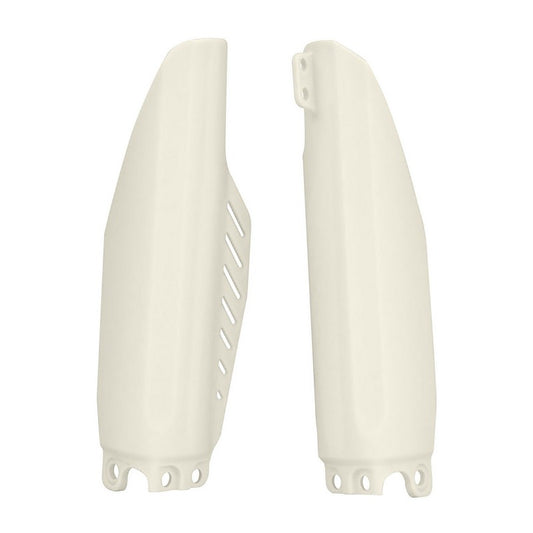 FORK PROTECTORS - GUARDS RTECH HONDA CRF150R 07-ON CR85R 03-07 NEUTRAL WHITE