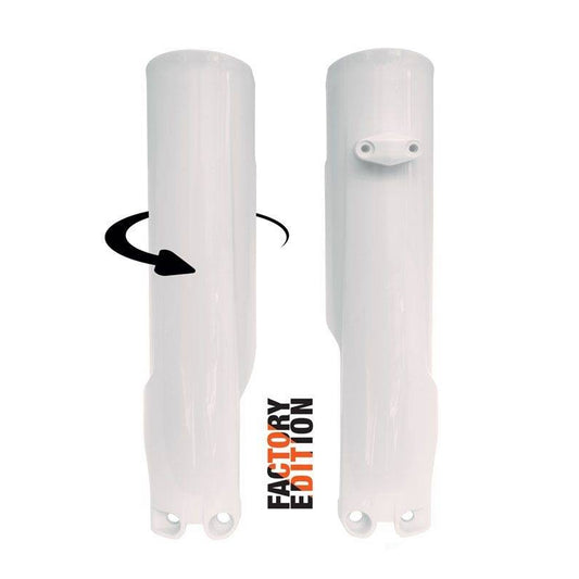 FORK PROTECTORS - GUARDS RTECH HUSQVARANA TC125 TC250 FC250 FC350 FC450 23-24 WHITE