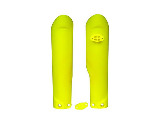 FORK PROTECTOR - GUARDS RTECH GAS GAS MC85 21-ON HUSQVARNA TC85 18-ON KTM 85SX 18-ON NEON YELLOW