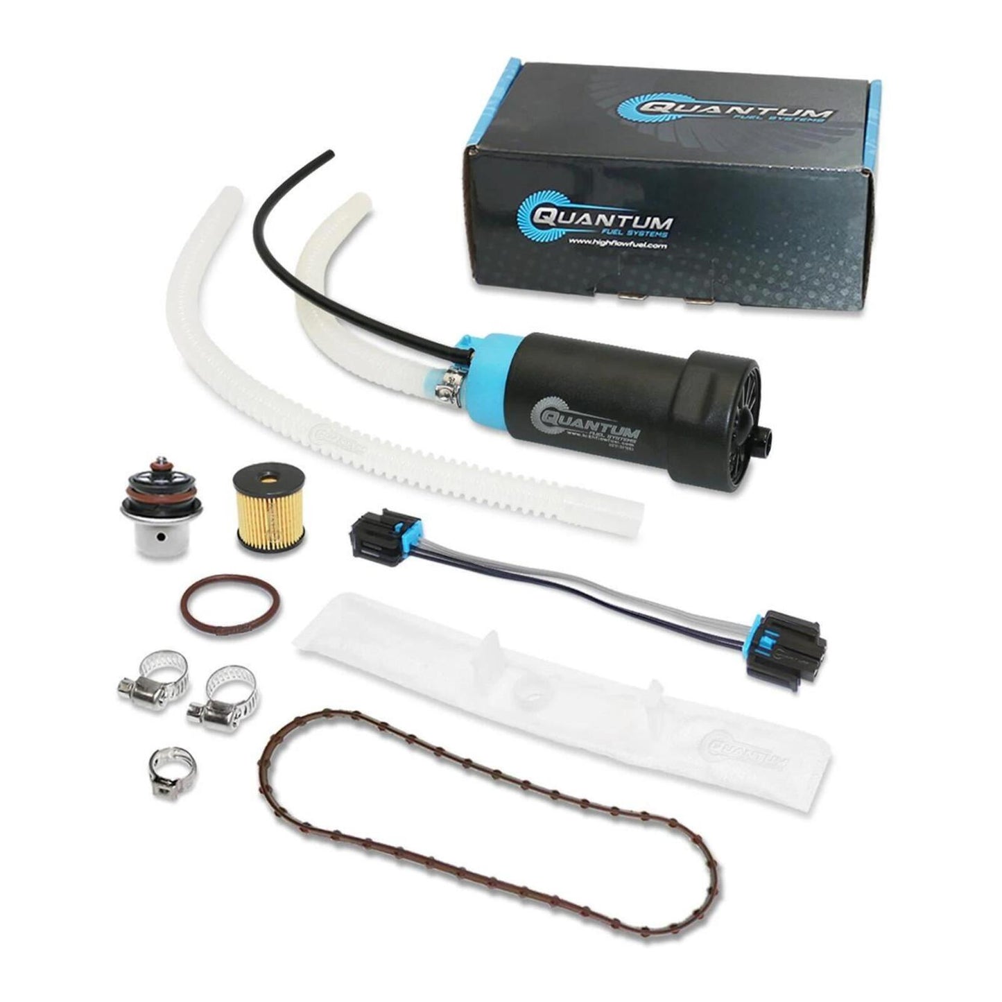 Quantum In-Tank EFI Fuel Pump with Regulator, Tank Seal & Filter