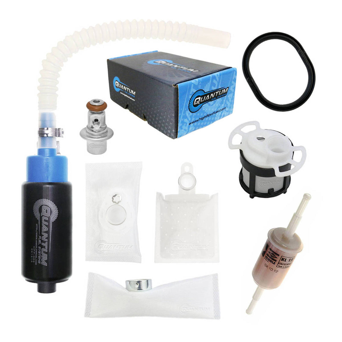 Quantum In-tank EFI Fuel Pump with Regulator, Tank Seal, Filter