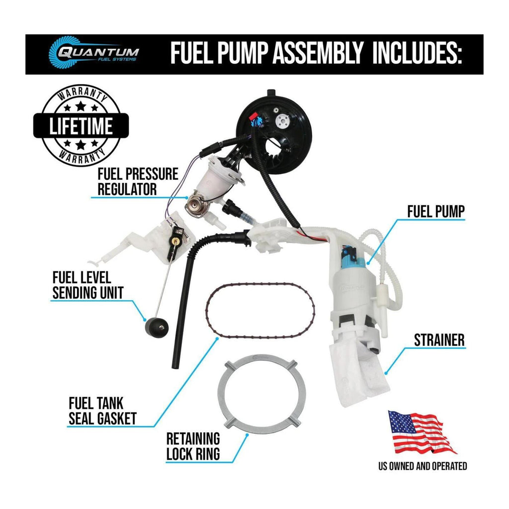 Quantum In-Tank EFI OEM Replacement Fuel Pump with Assembly