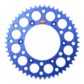 Renthal Sprocket Rear Blue 47T Alloy 7075 T6 Grooved