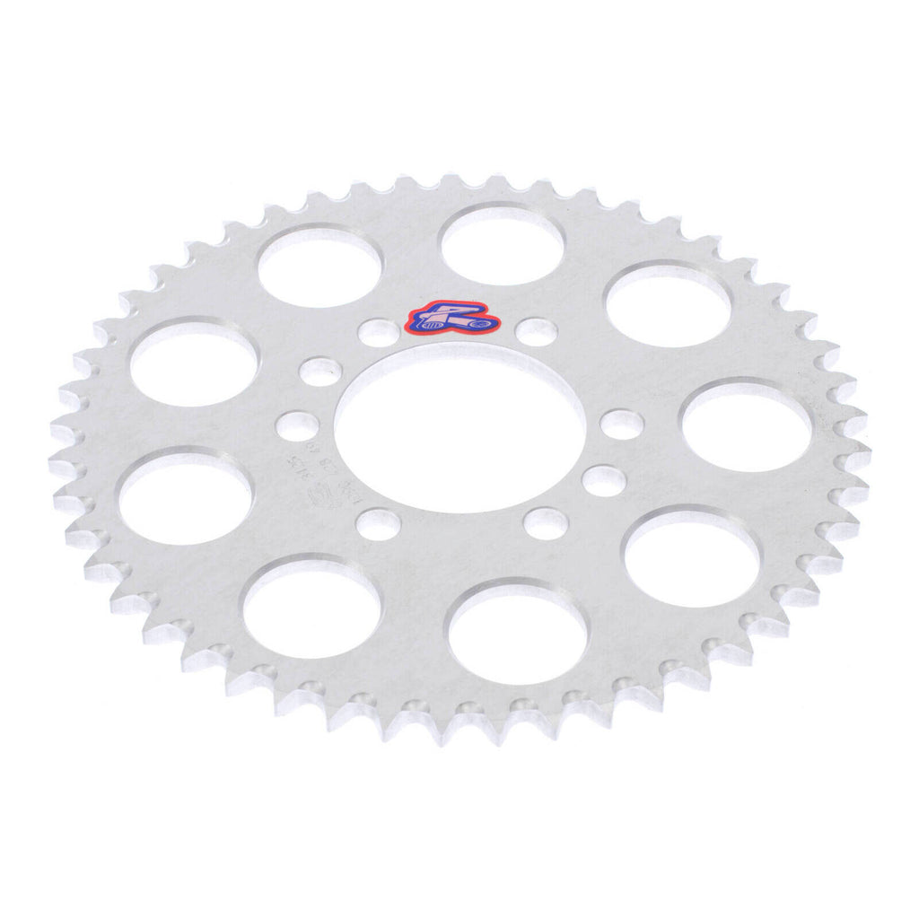 Renthal Rear Sprocket 7075 Alloy T6 Grooved - Silver [Yamaha]