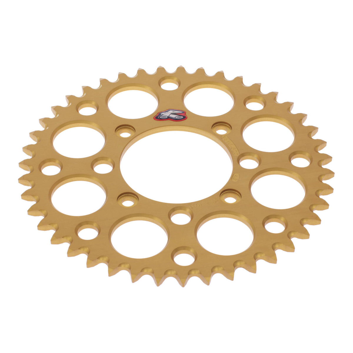 Renthal Sprocket Rear Gold 43T Alloy 7075 T6 Grooved