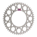 Renthal Sprocket Rear Silver 51T Alloy 7075 T6 Grooved Yamaha