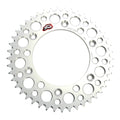 Renthal Sprocket Rear Silver 48T Alloy 7075 T6 Grooved Honda