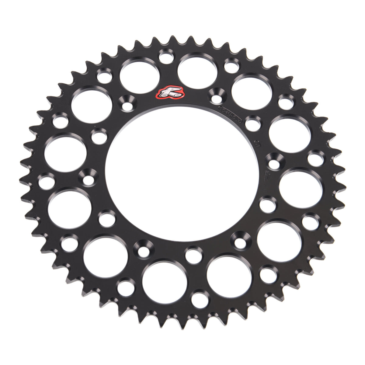 Renthal Sprocket Rear Black 51T Alloy 7075 T6 Grooved