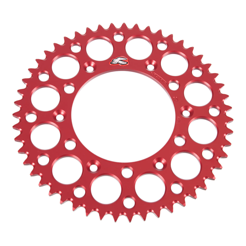 Renthal Sprocket Rear Red 51T Alloy 7075 T6 Grooved