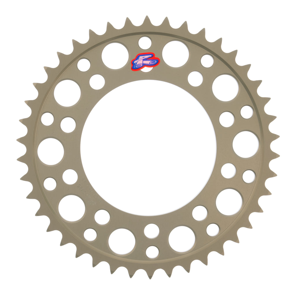 Renthal Rear Sprocket T6 Grooved 7075 Alloy - Silver [Honda]