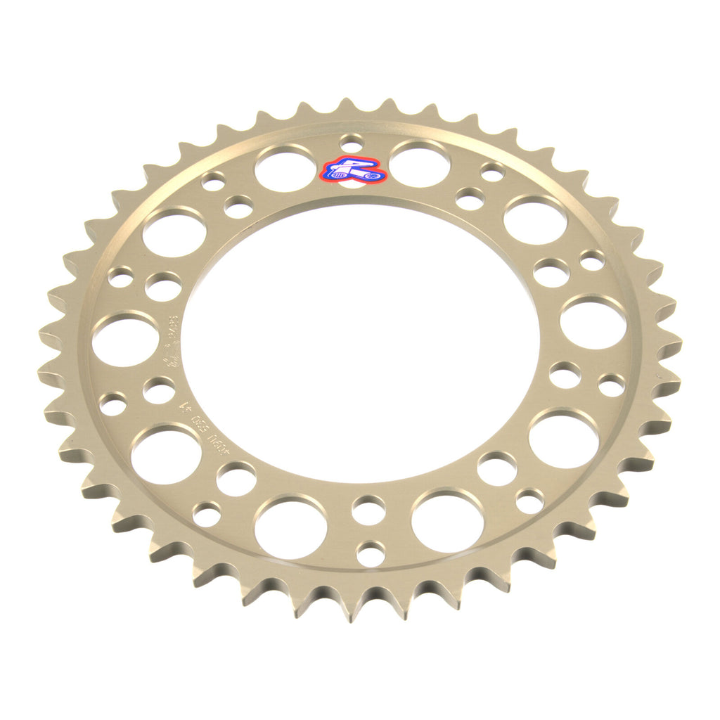 Renthal Sprocket Rear Silver 41T Alloy 7075 T6 Grooved Suzuki