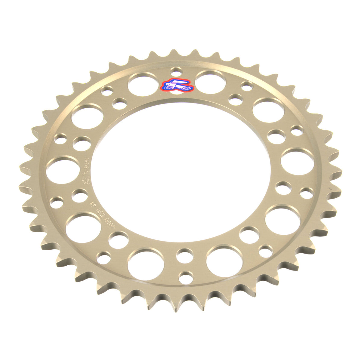 Renthal Sprocket Rear Silver 41T Alloy 7075 T6 Grooved Suzuki