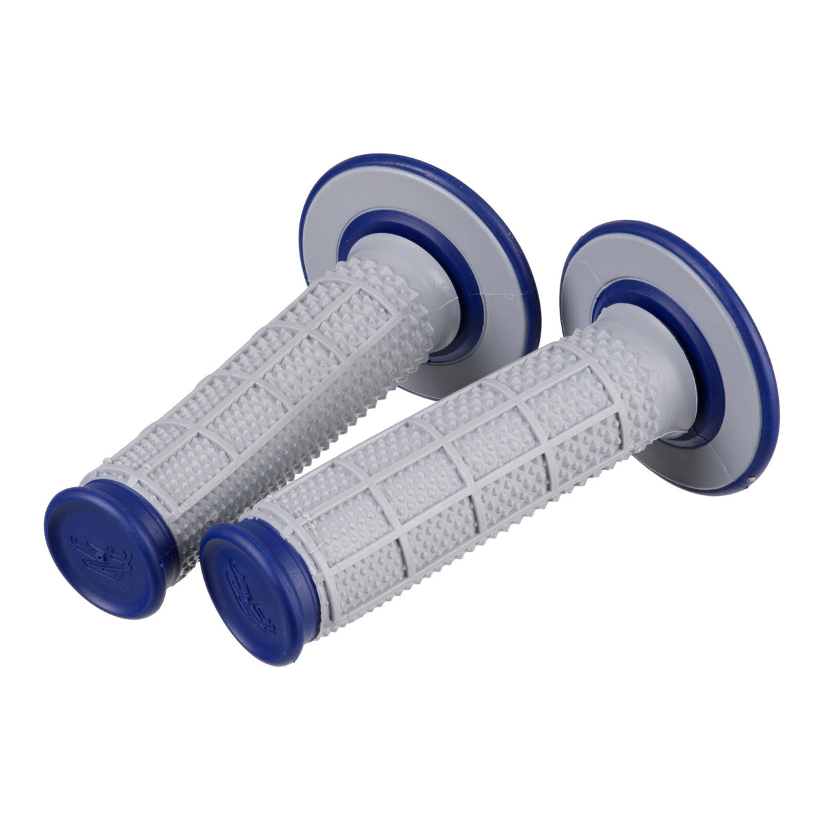 Renthal DL MX Handlebar Grips Tapered Diameter / Half Waffle - Blue