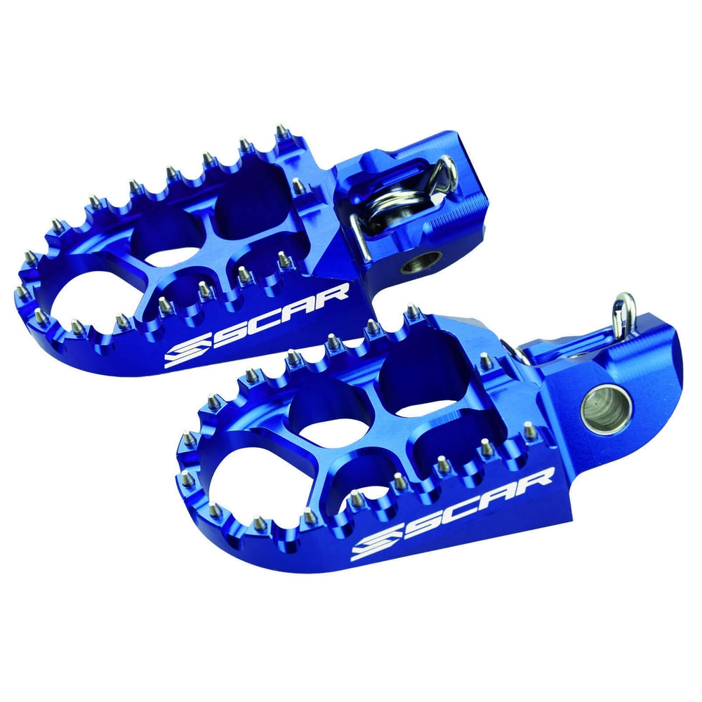 FOOTPEGS SCAR EVOLUTION YAMAHA BLUE