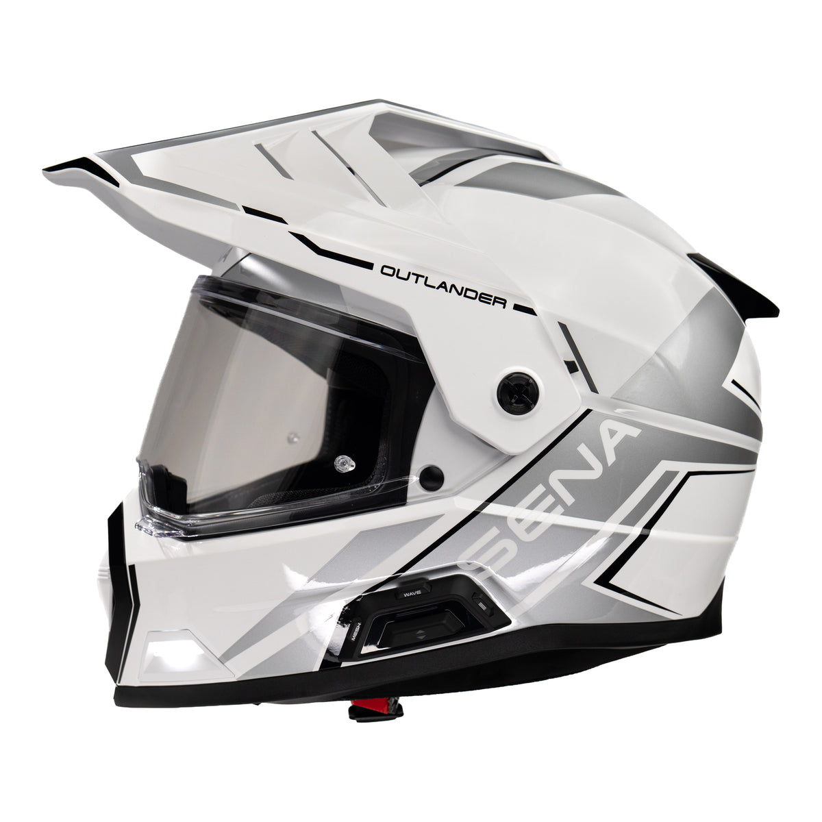 Sena Outlander Smart ADV Dual-Sport Helmet - Gloss White