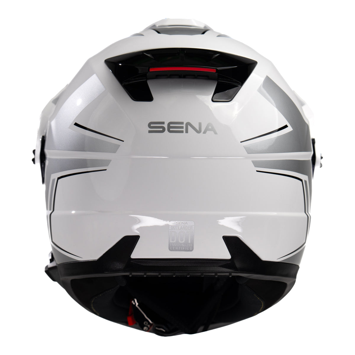 Sena Outlander Smart ADV Dual-Sport Helmet - Gloss White