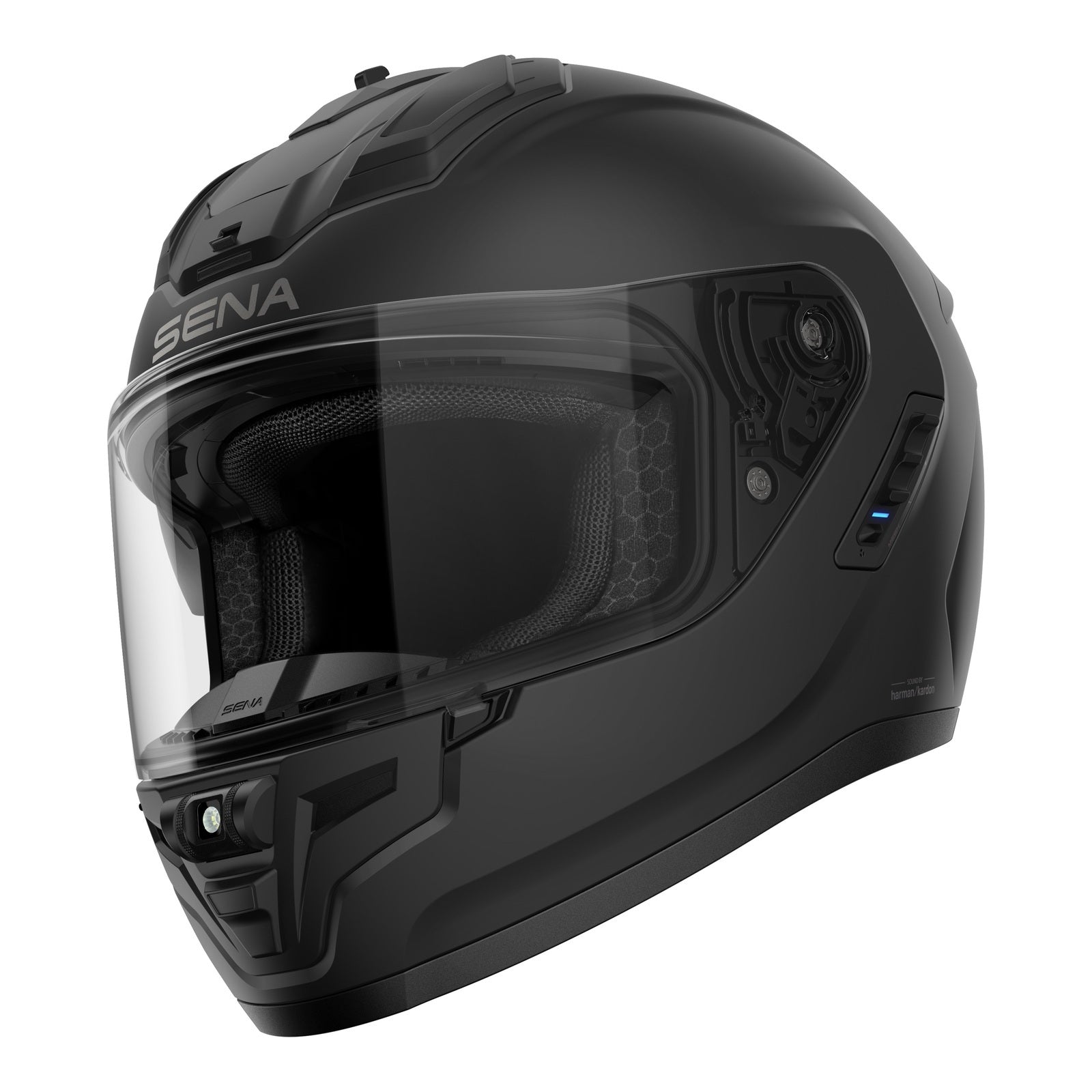 Sena Phantom ANC Smart Helmet wih Mesh Communications - Matte Black