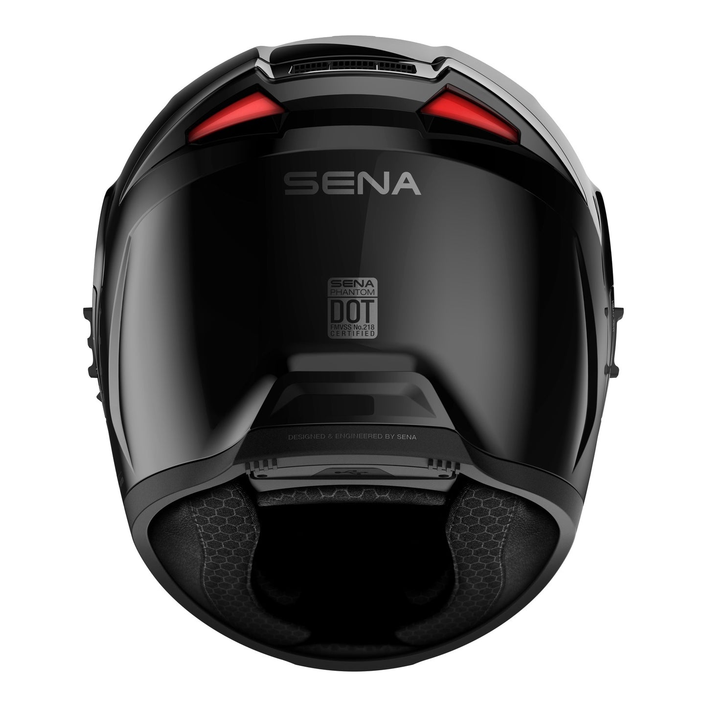 Sena Phantom ANC Smart Helmet wih Mesh Communications - Matte Black