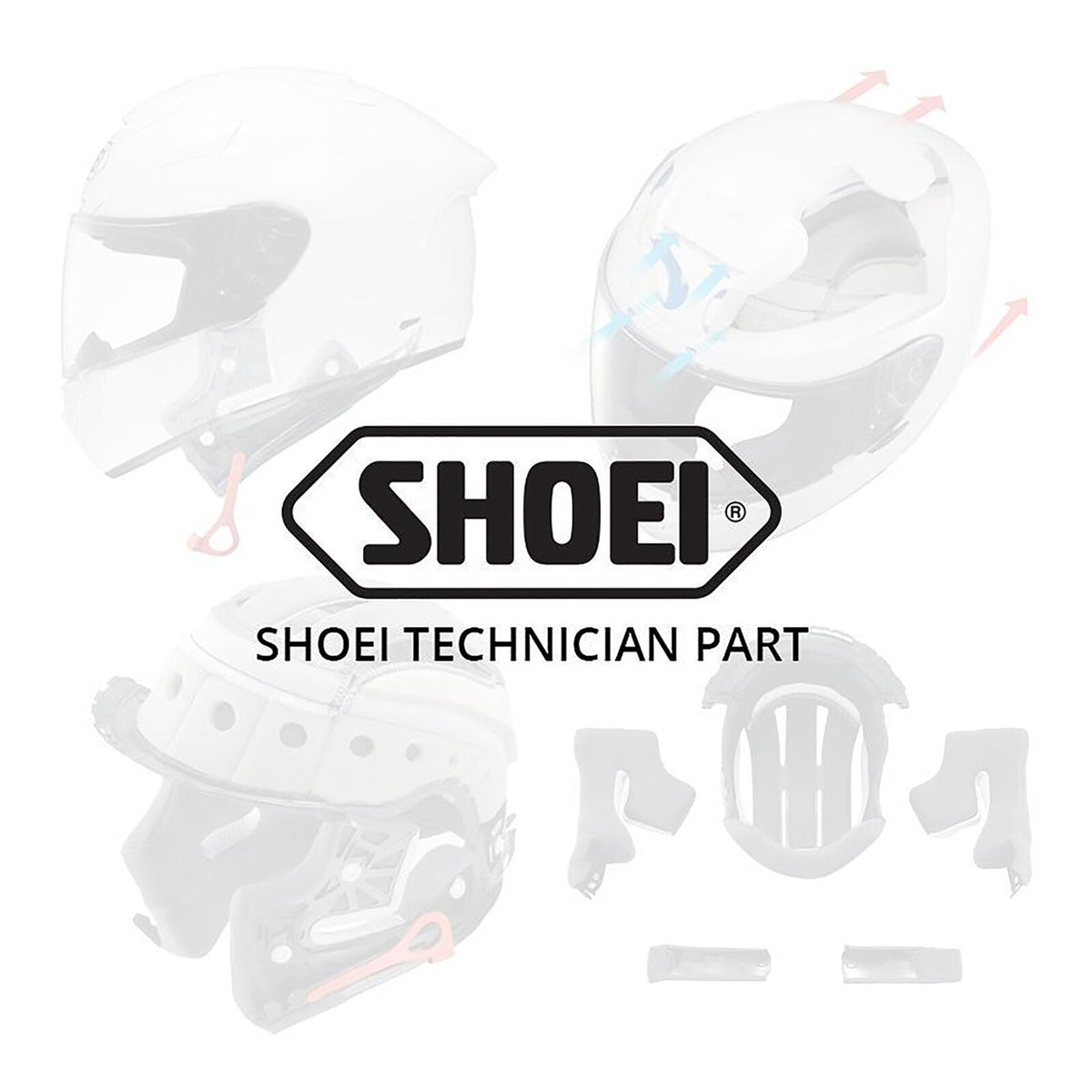 Shoei Neotec Upper Air Intake - White