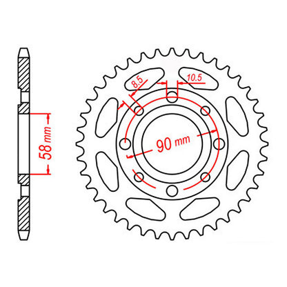 Sprocket Kit Honda CT/XL125/185 (CT200) ALT - 428H 13/52