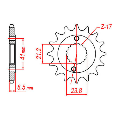 Sprocket Kit Honda XR400 - 520EXW 15/45