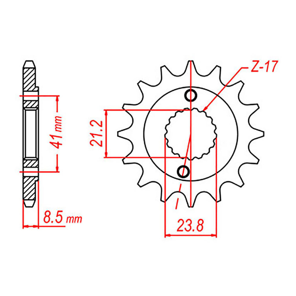 Sprocket Kit Honda XR400 (Trail) - 520EXW 14/48