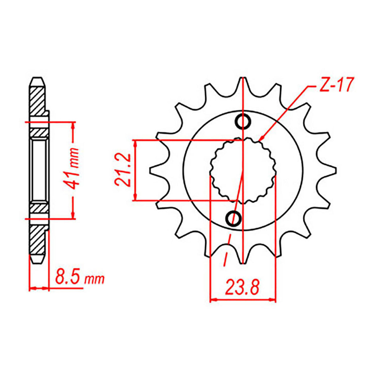 Sprocket Kit Honda XR400 (Trail) - 520EXW 14/48