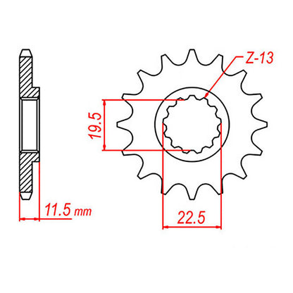 Sprocket Kit Suzuki DRZ125 Small Wheel - 428KRO 14/51