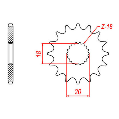 Sprocket Kit Suzuki GN125 - 428KRO 14/52