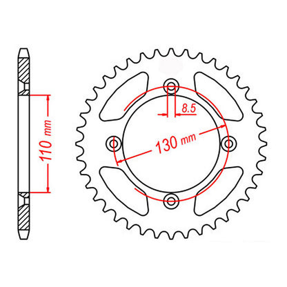 Sprocket Kit Honda CRF150R SW '07 - 420MXZ 15/50