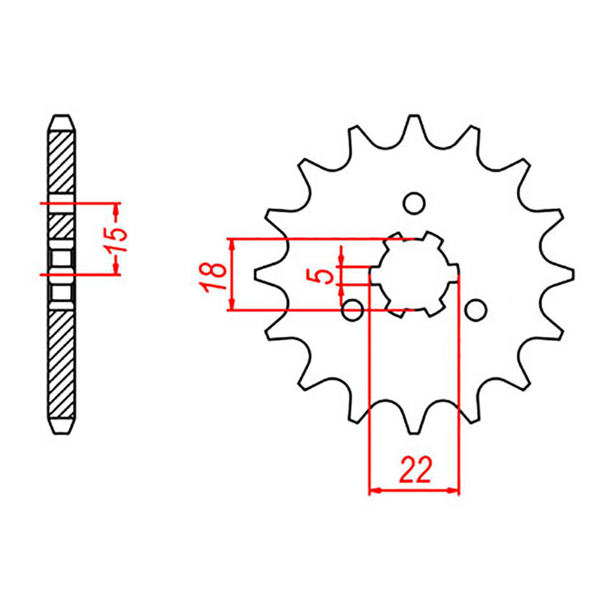 Sprocket Kit Kawasaki KX125 '00-'02 - 520EXW 12/49
