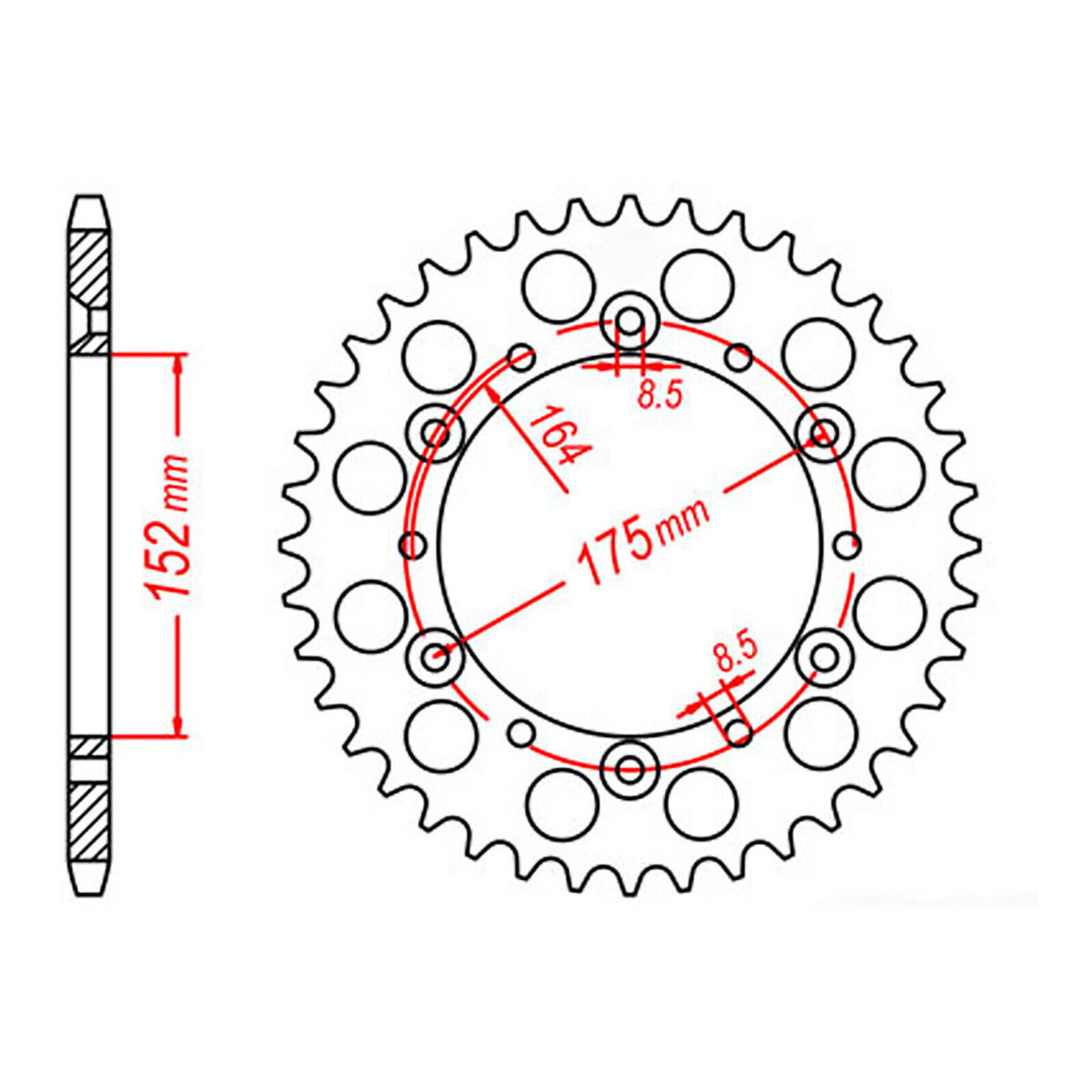 Sprocket Kit Yamaha YZ/WR400F - 520EXW 14/49