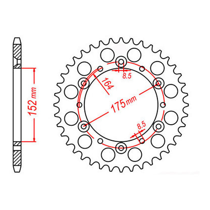 Sprocket Kit Yamaha YZ/WR400F '98 - 520KXZ 14/49