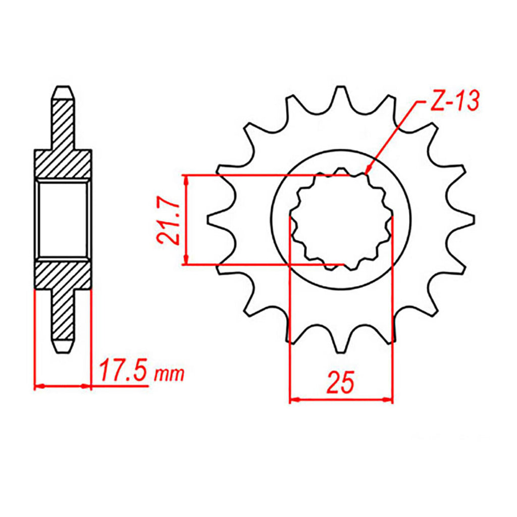 Sprocket Kit Honda CBR400RR - 525XRE 15/42