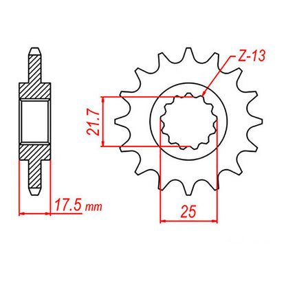 Sprocket Kit Honda CBR400RR - 525XRE 15/42