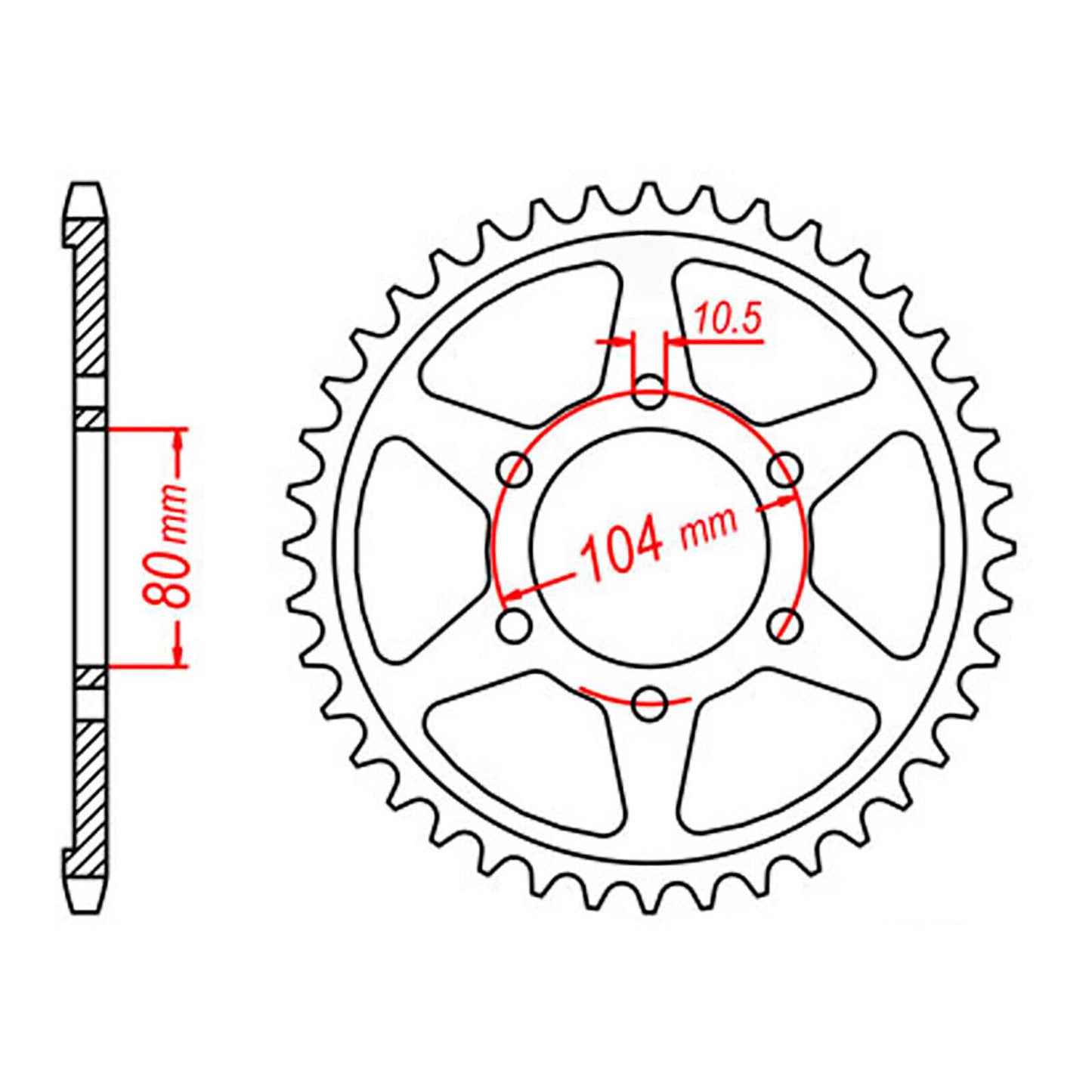 Sprocket Kit Kawasaki ZXR750 (J1-J2) '91-'92 - 530XRE 16/45