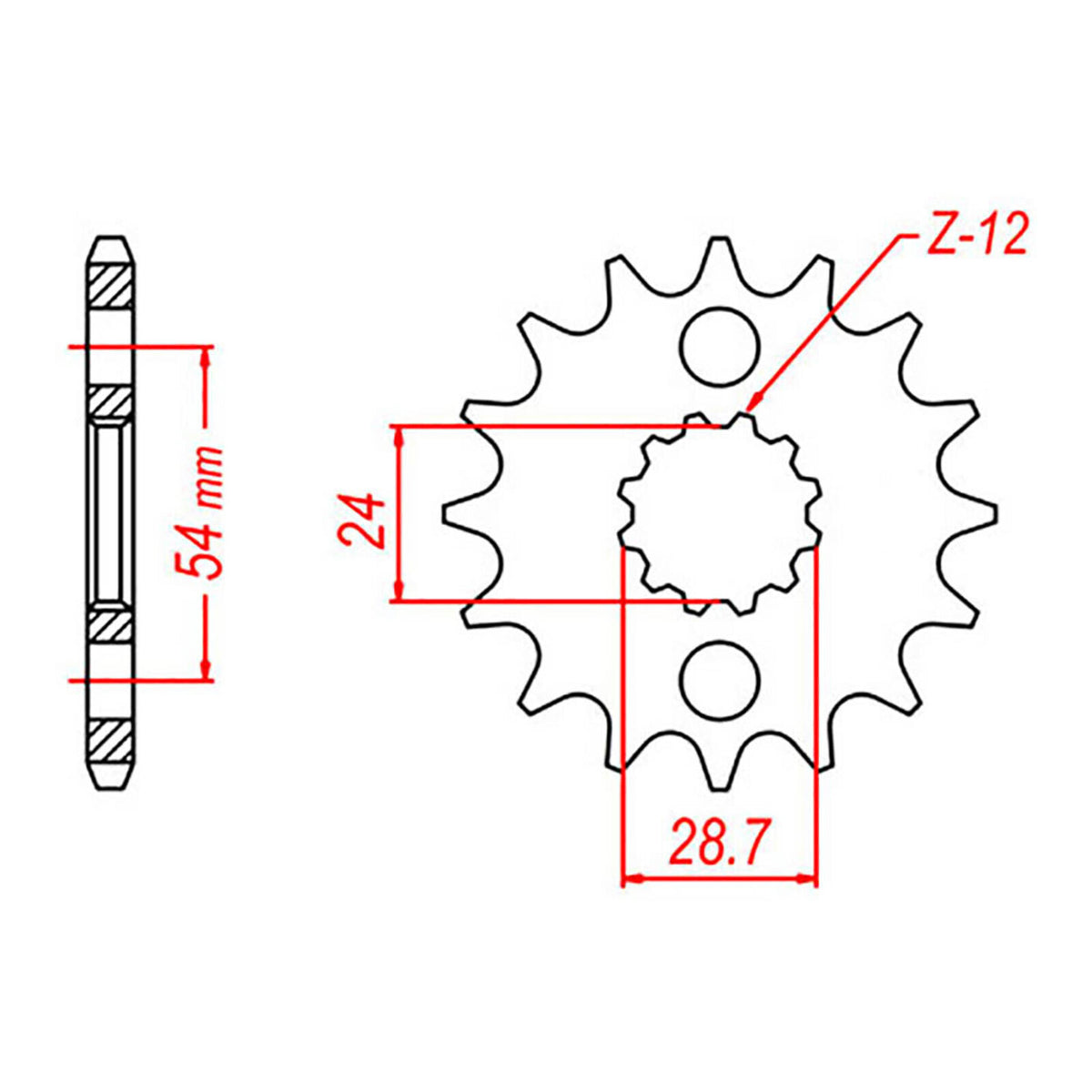 Sprocket Kit Kawasaki ZX12R '00- - 530ZXW 17/46