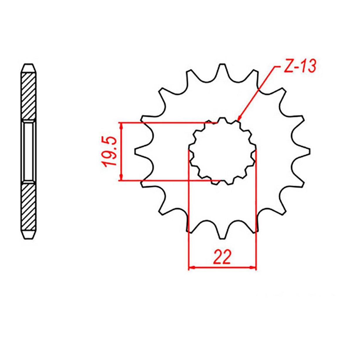 Sprocket Kit Suzuki GSX250 Across - 520XRE 13/49