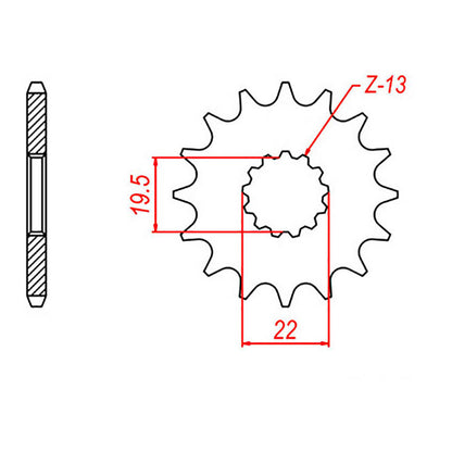 Sprocket Kit Suzuki GSX250 Across - 520XRE 13/49