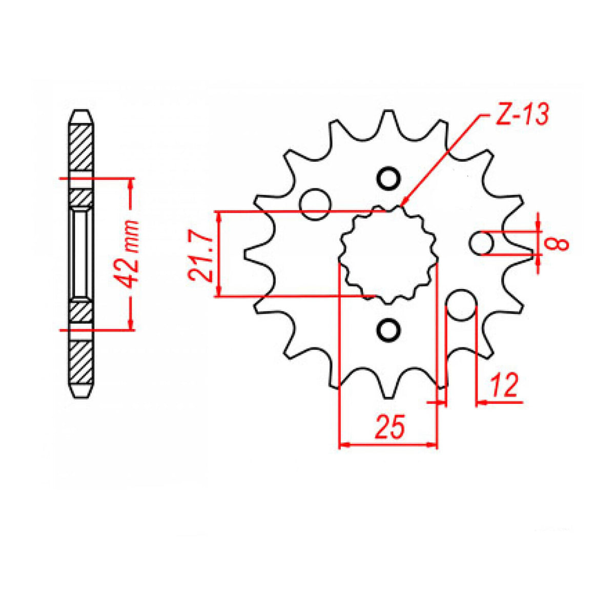 Sprocket Kit Suzuki GSF1200 Bandit Gold - GB530ZXW 15/48