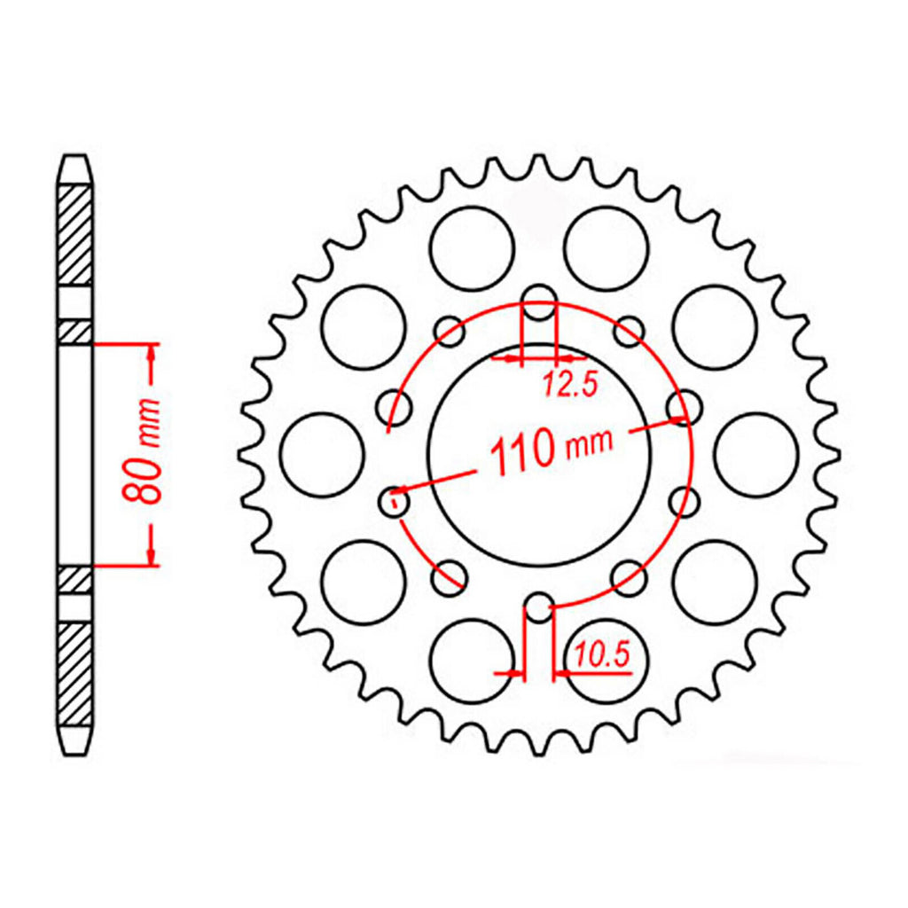 Sprocket Kit Triumph Trophy 1200 - 530ZXW 18/40