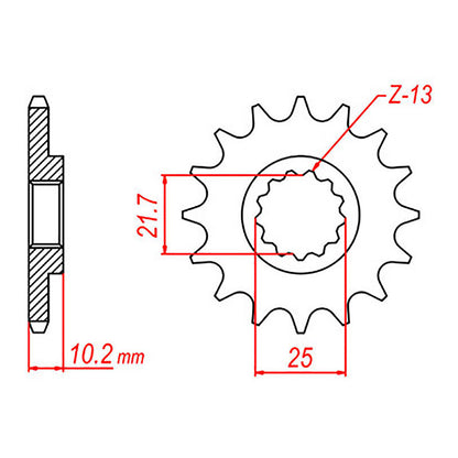 Sprocket Kit Yamaha XJ600 Diversion '09-'15 - 520XRE 15/46