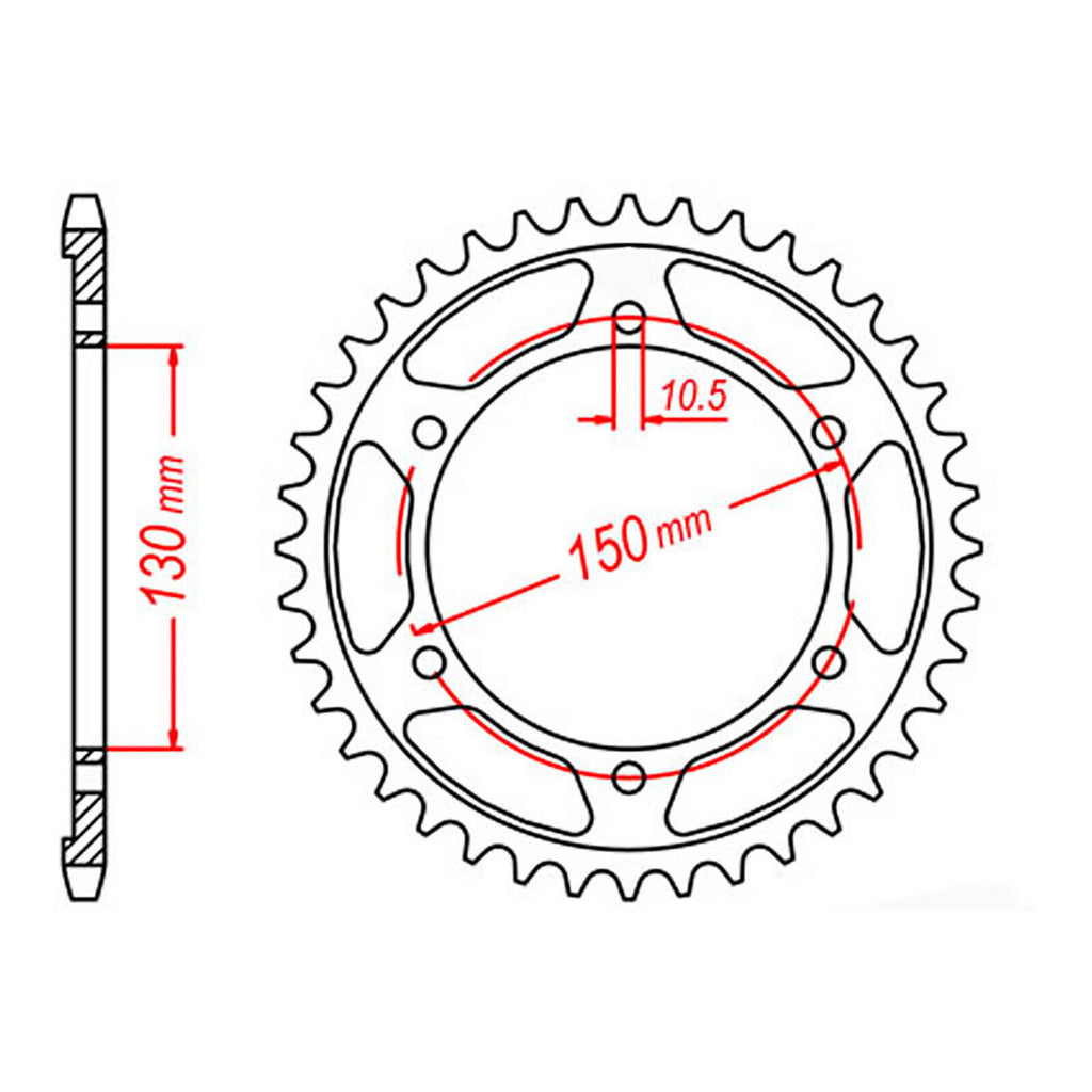 Sprocket Kit Yamaha FZS600 Fazer - 530XRE 15/47