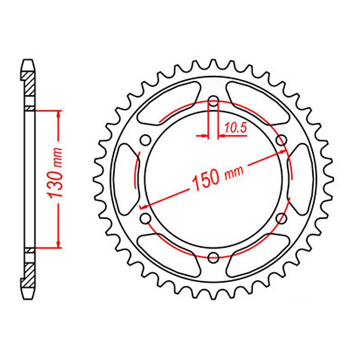 Sprocket Kit Yamaha FZ8S/N '10-'12 - 525XRE 16/46