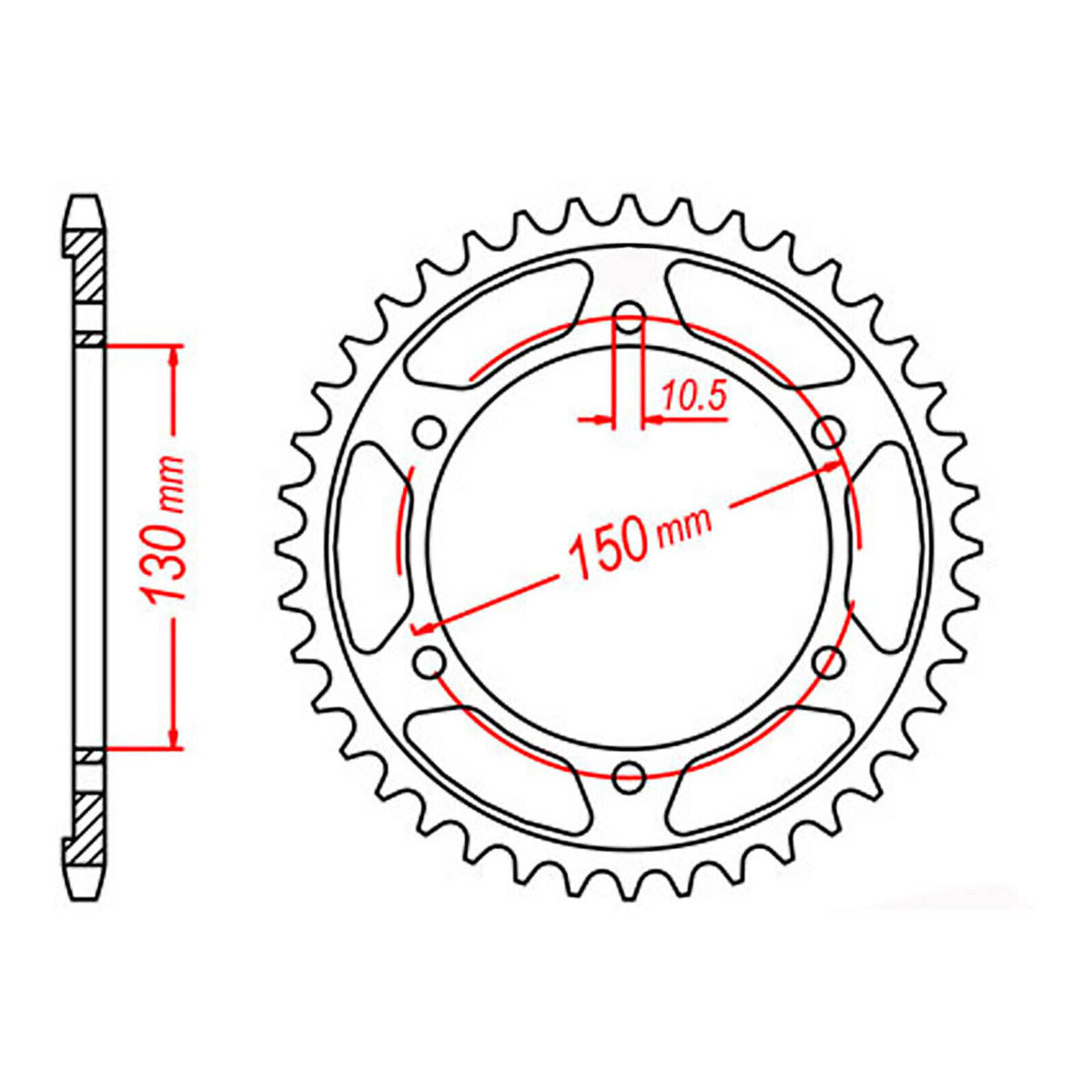 Sprocket Kit Yamaha FZR1000 '87-'88 Gold - GB530XRE 17/46