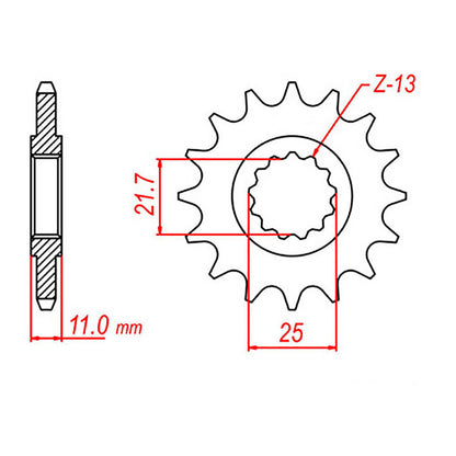 Sprocket Kit Yamaha FZR1000 '89-'97 (530conv) - 530XRE 17/47
