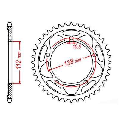 Sprocket Kit Yamaha YZF-R1 '15- - 525ZXW 16/41