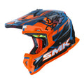 SMK Allterra Helmet - Tribou Blue / Orange